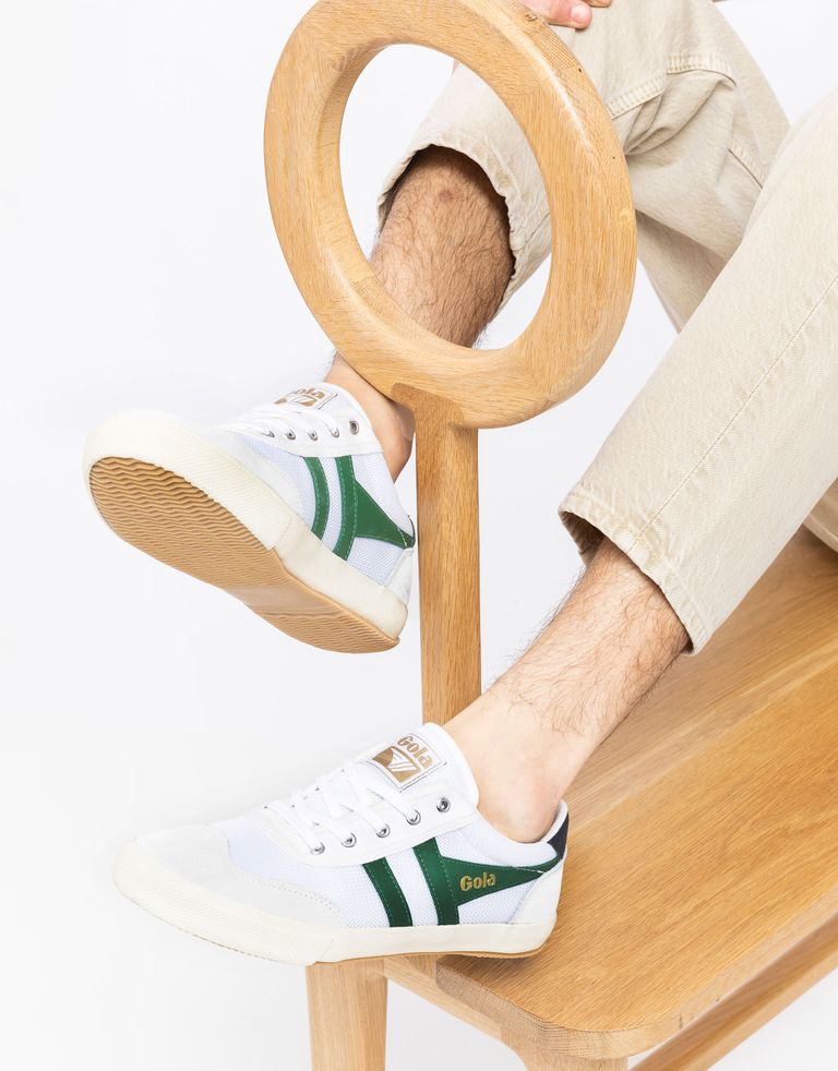נעלי גברים - Gola - סניקרס BADMINTON MESH - לבן   ירוק