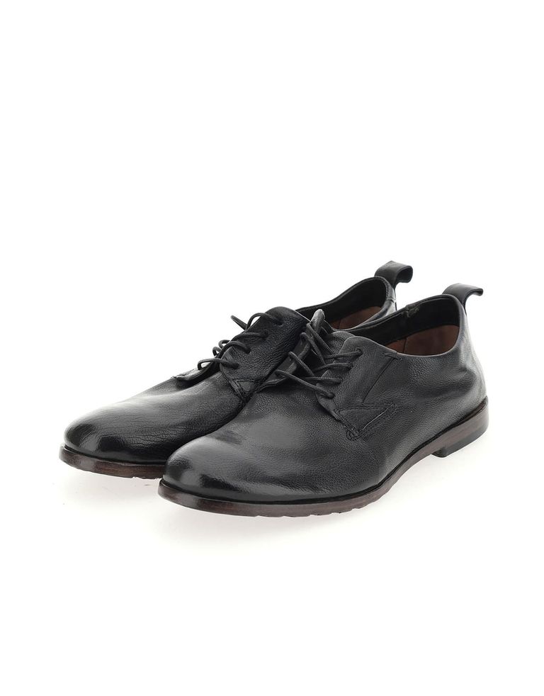 נעלי גברים - A.S. 98 - נעליים נמוכות מעור OBLADI - שחור