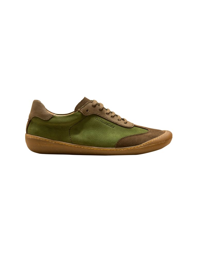 נעלי גברים - El Naturalista - סניקרס עור PAWIKAN - ירוק