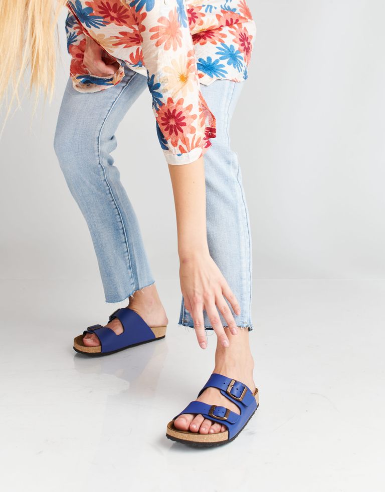 נעלי נשים - El Naturalista - כפכפי WARAJI VEGAN - כחול1