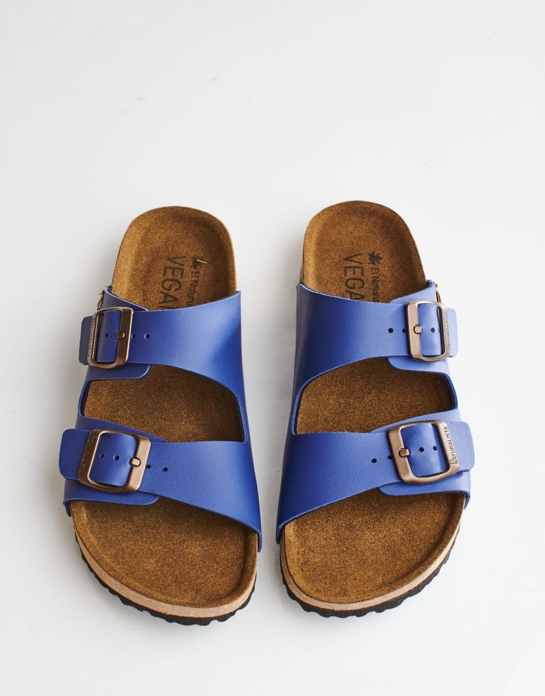 נעלי נשים - El Naturalista - כפכפי WARAJI VEGAN - כחול2