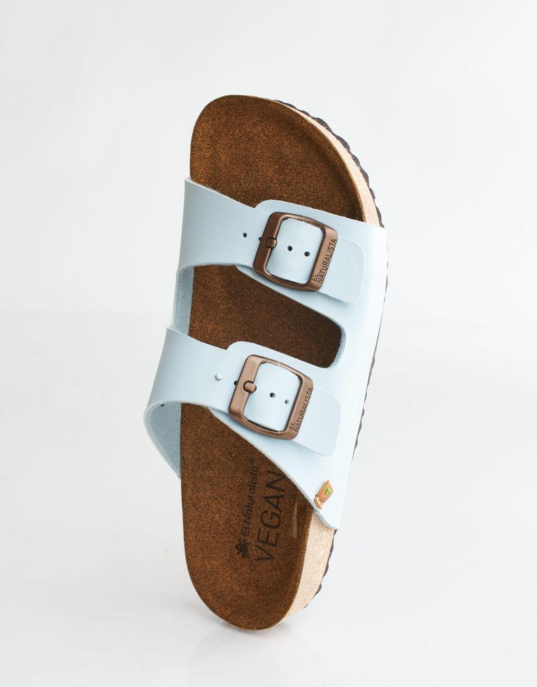 נעלי נשים - El Naturalista - כפכפי WARAJI VEGAN - תכלת2