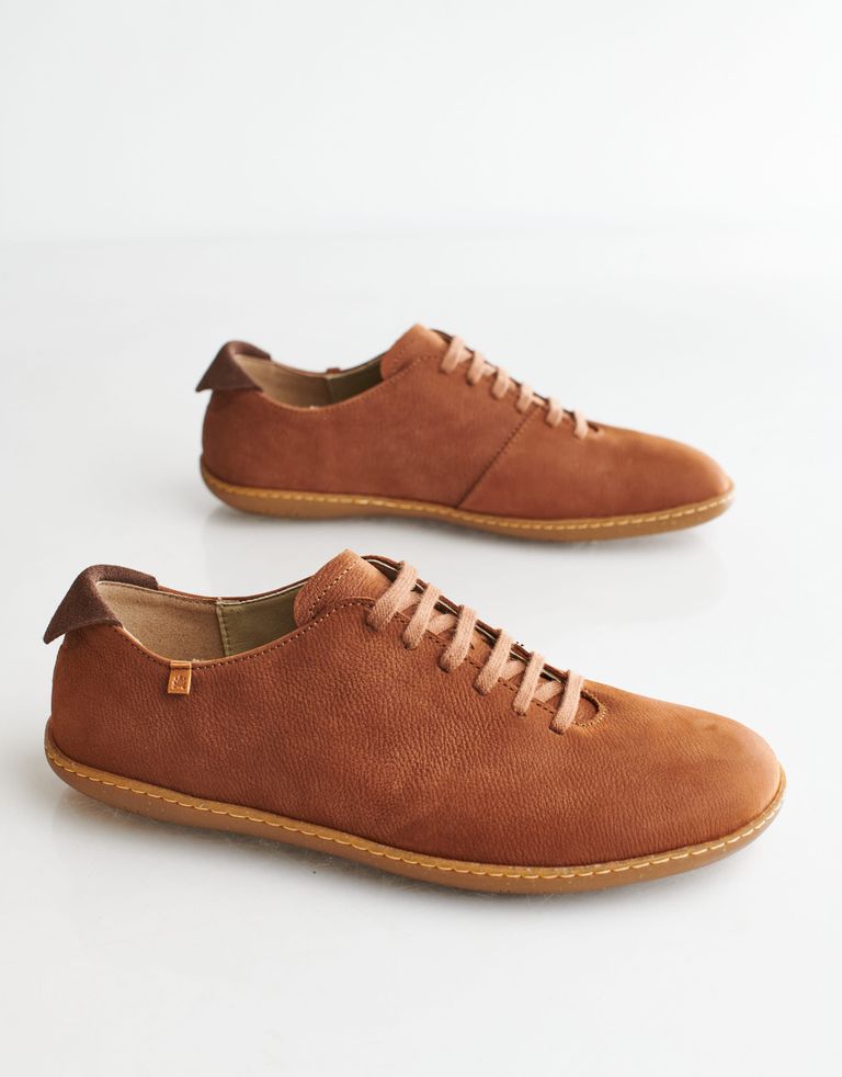 נעלי גברים - El Naturalista - נעליים עם שרוכים EL VIAJE - חום