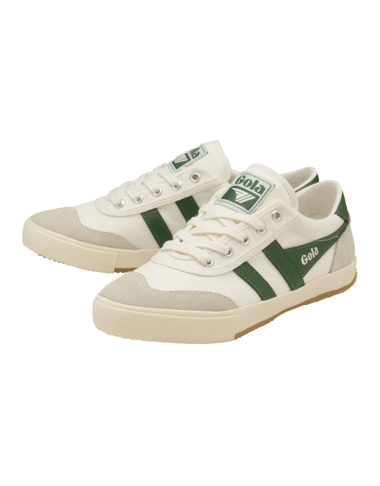 נעלי נשים - Gola - סניקרס BADMINTON - לבן   ירוק