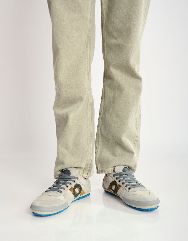 נעלי גברים - Aro - סניקרס עור IDO - אפור בהיר4