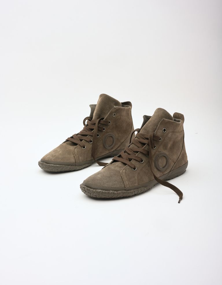 נעלי נשים - Aro - סניקרס זמש גבוהות WILLY - חום כהה2