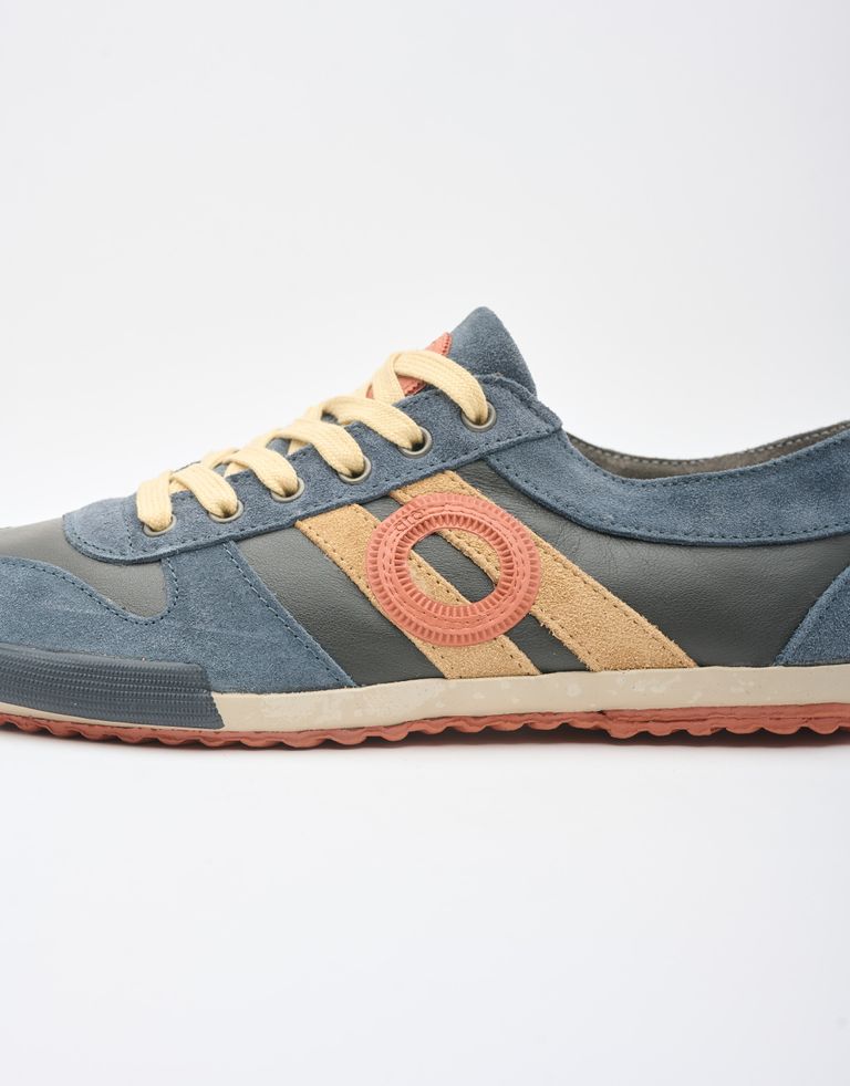 נעלי גברים - Aro - סניקרס עור IDO - כחול2