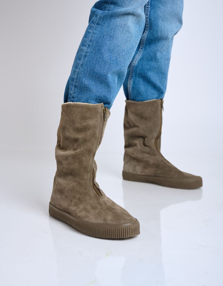 נעלי נשים - Aro - מגפיים עם רוכסן NOELLE - חום כהה2