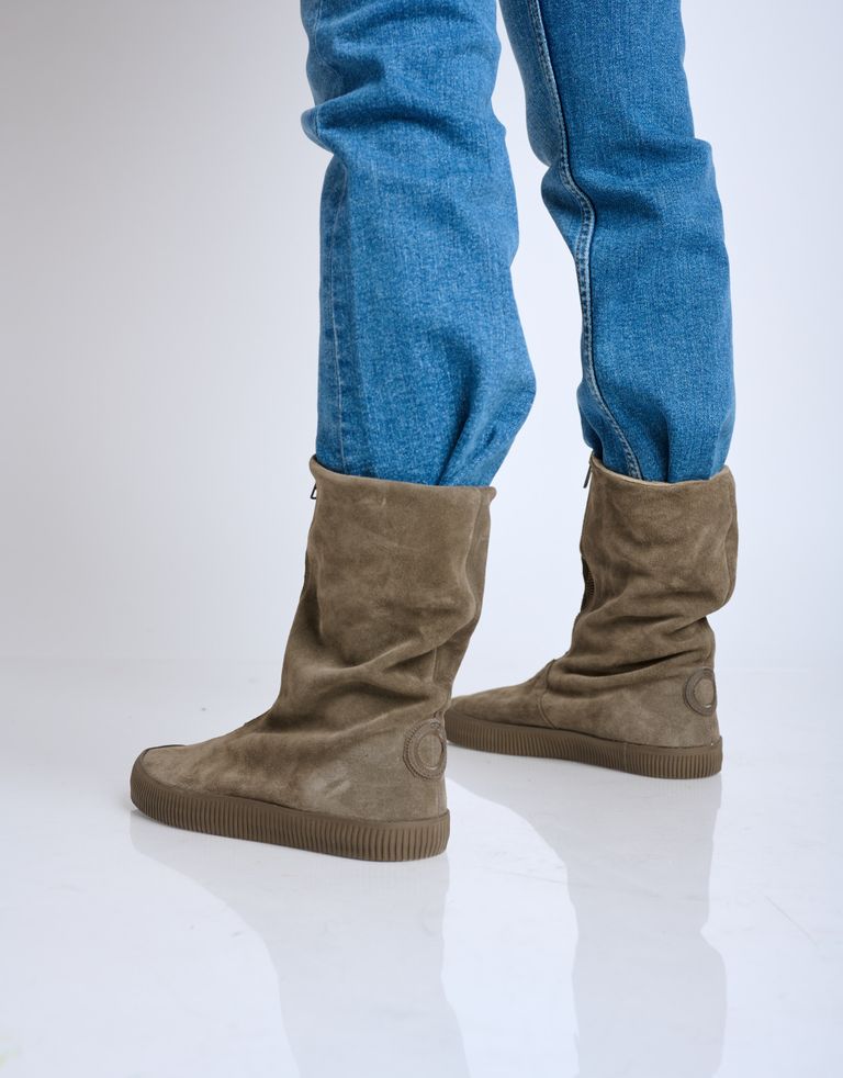 נעלי נשים - Aro - מגפיים עם רוכסן NOELLE - חום כהה4