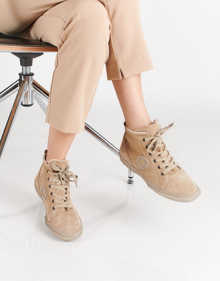 נעלי נשים - Aro - סניקרס זמש גבוהות WILLY - בז'1