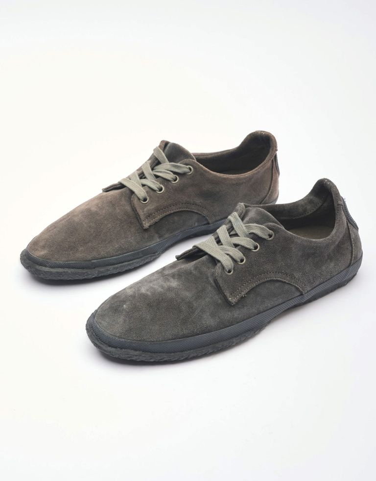 נעלי גברים - Aro - נעליים מזמש WILLY - אפור כהה1