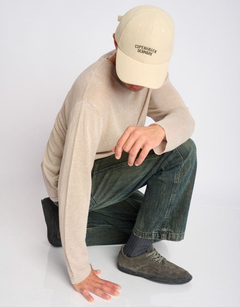 נעלי גברים - Aro - נעליים מזמש WILLY - אפור כהה3