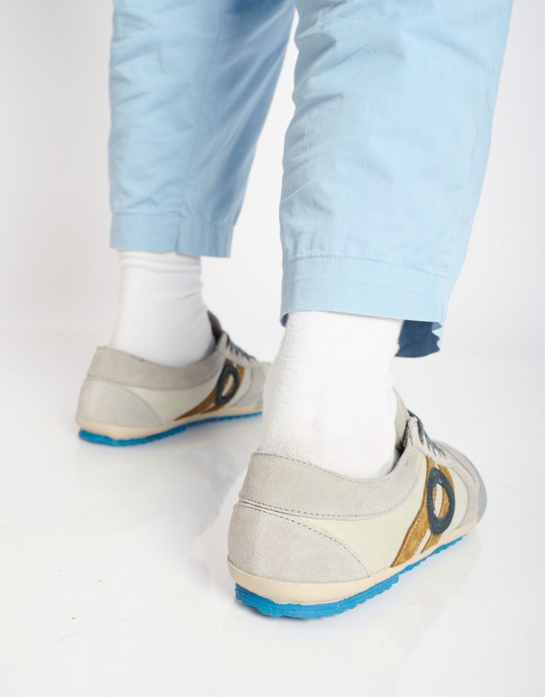 נעלי גברים - Aro - סניקרס עור IDO - אפור בהיר4