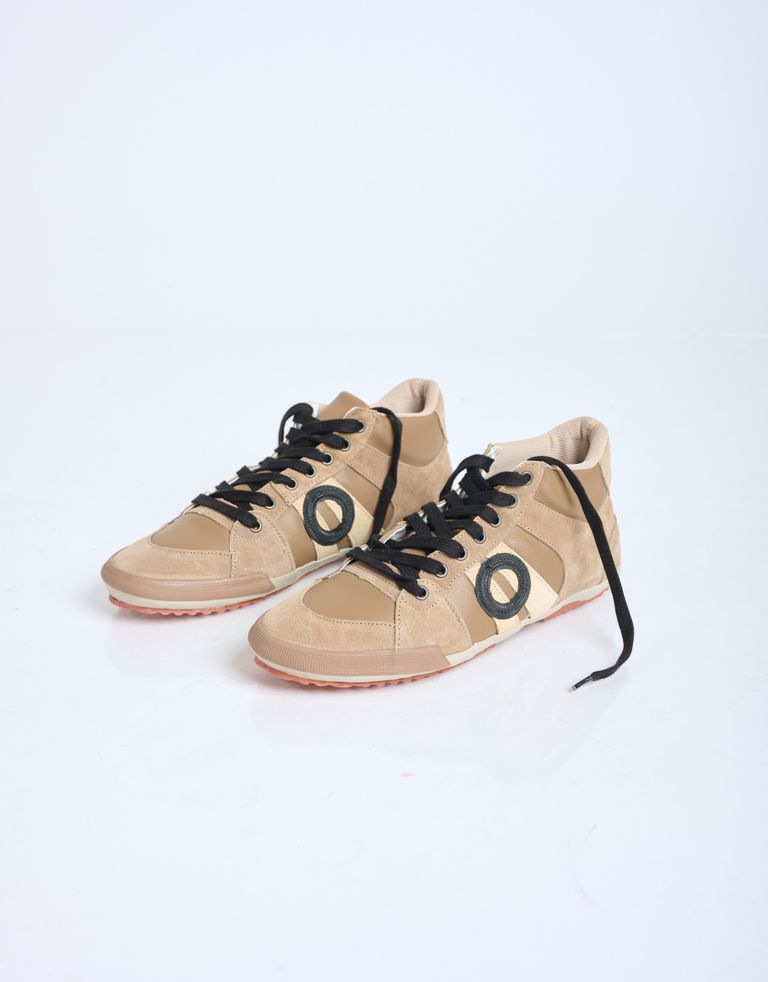 נעלי גברים - Aro - סניקרס גבוהות מעור IDO - חום בהיר3