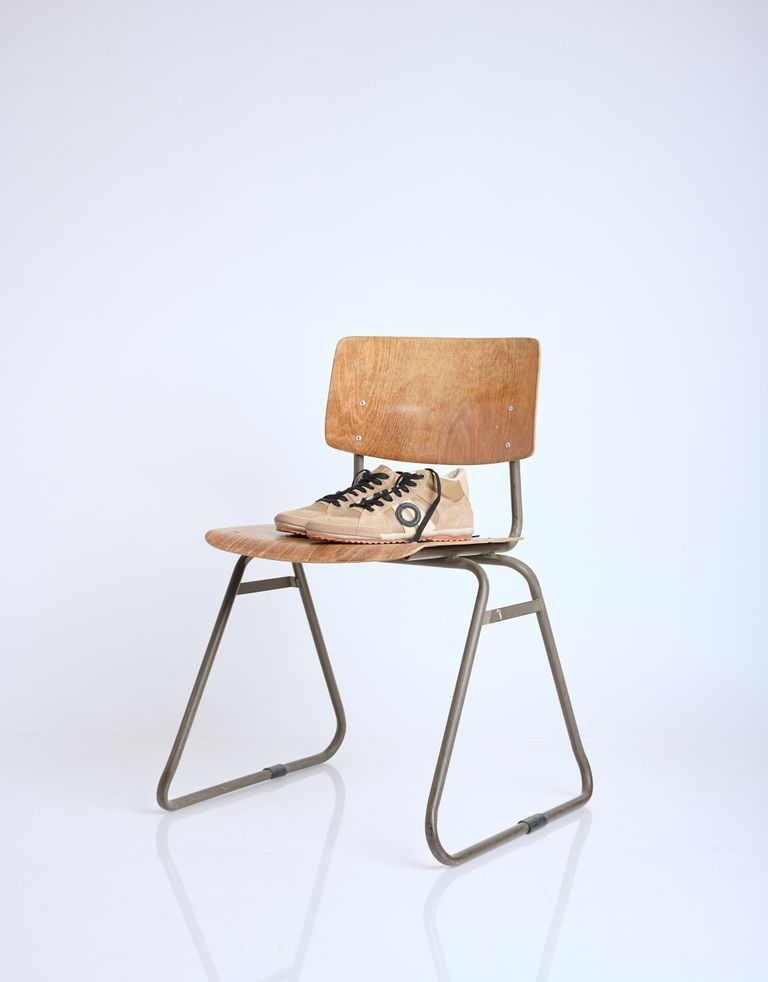 נעלי גברים - Aro - סניקרס גבוהות מעור IDO - חום בהיר4