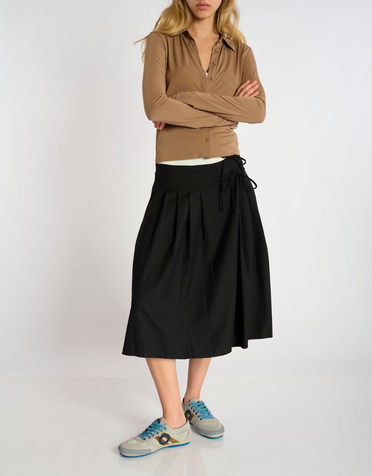 נעלי נשים - Aro - סניקרס נמוכות מעור IDO - אפור בהיר3