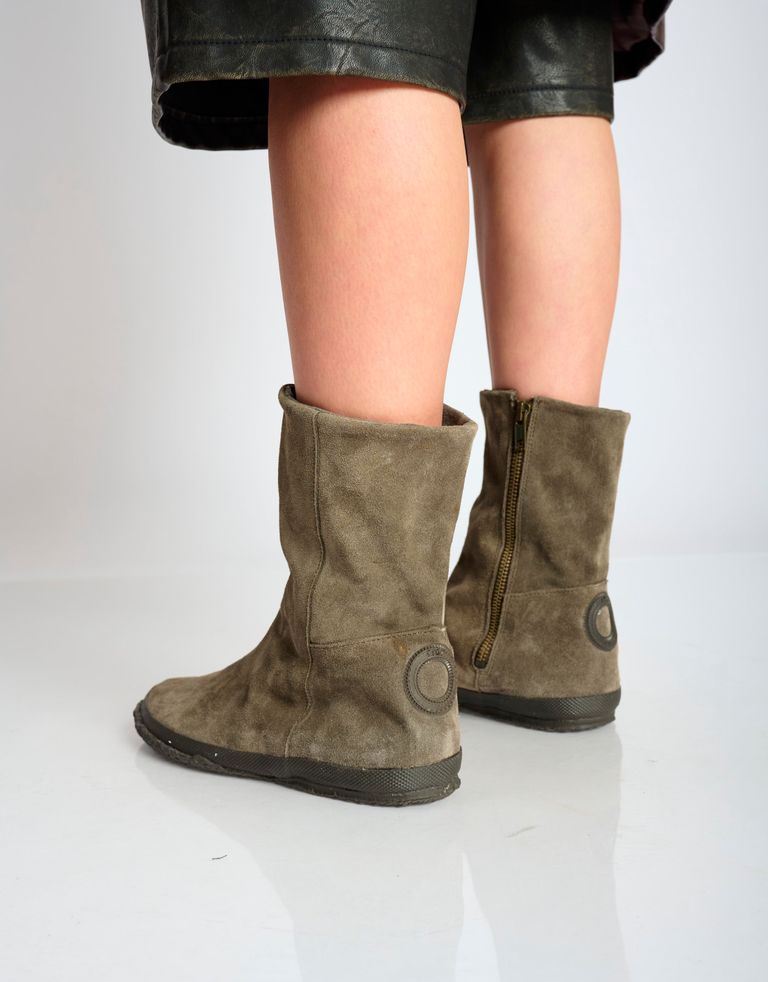 נעלי נשים - Aro - מגפיים מזמש WILLY - חום כהה4