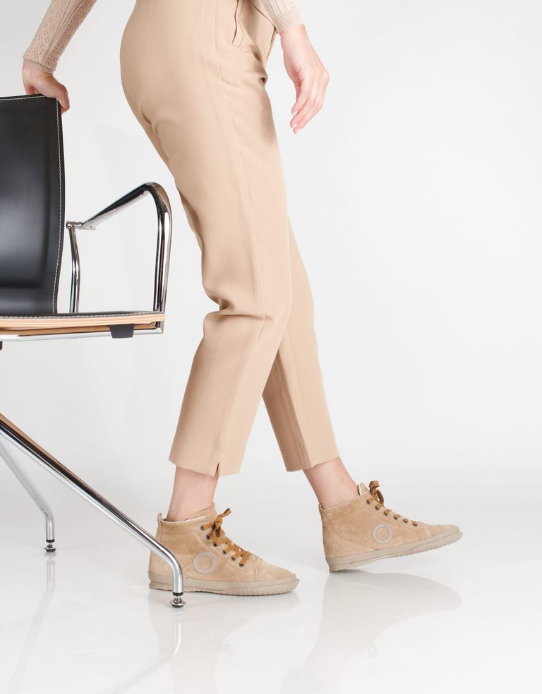 נעלי נשים - Aro - סניקרס זמש גבוהות WILLY - בז'4