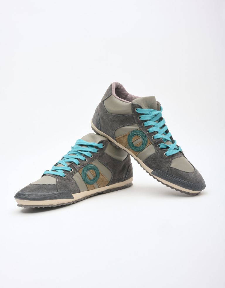 נעלי גברים - Aro - סניקרס גבוהות מעור IDO - אפור4