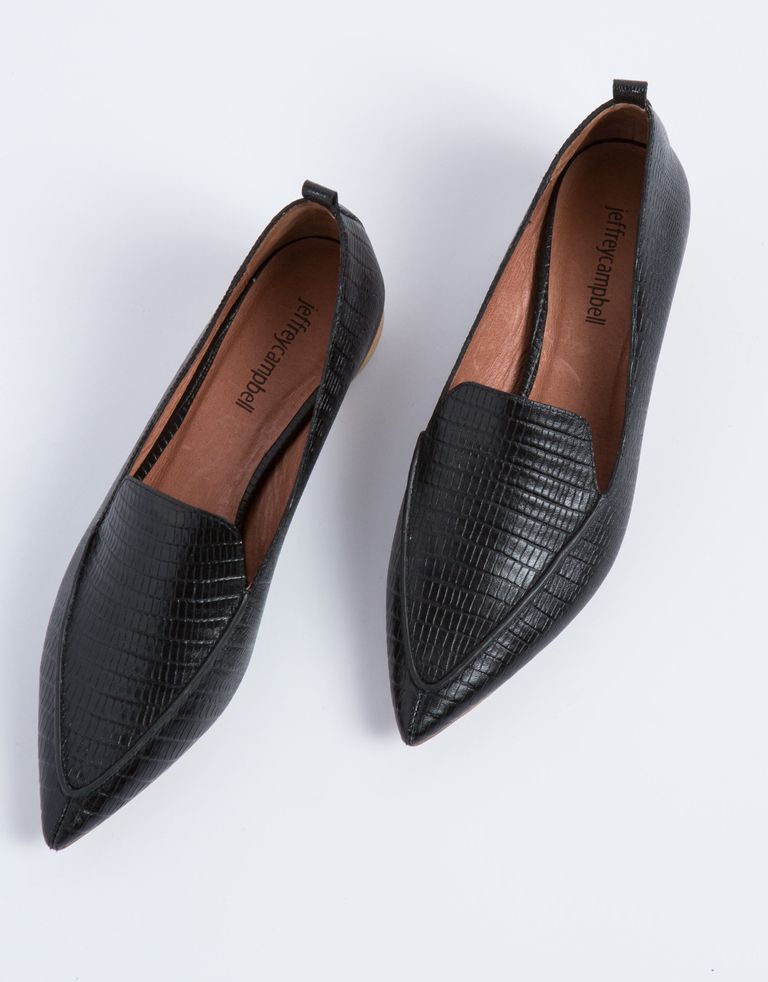 נעלי נשים - Jeffrey Campbell - נעלי סירה VIONA - שחור