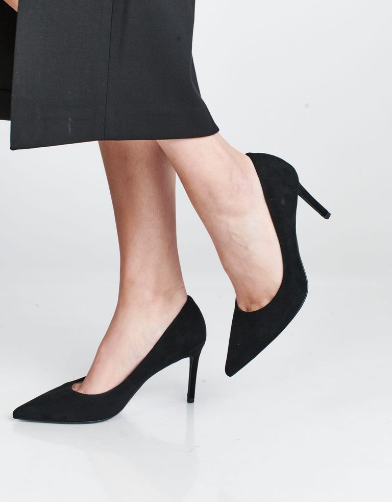 נעלי נשים - Jeffrey Campbell - נעלי סירה עם עקב NIKIA - שחור4