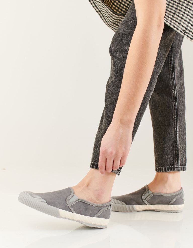 נעלי נשים - Aro - סליפ און  טבעוני  CHARLIE - אפור3