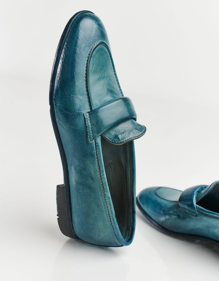 נעלי נשים - Lemargo - מוקסינים מעור SUSY - כחול