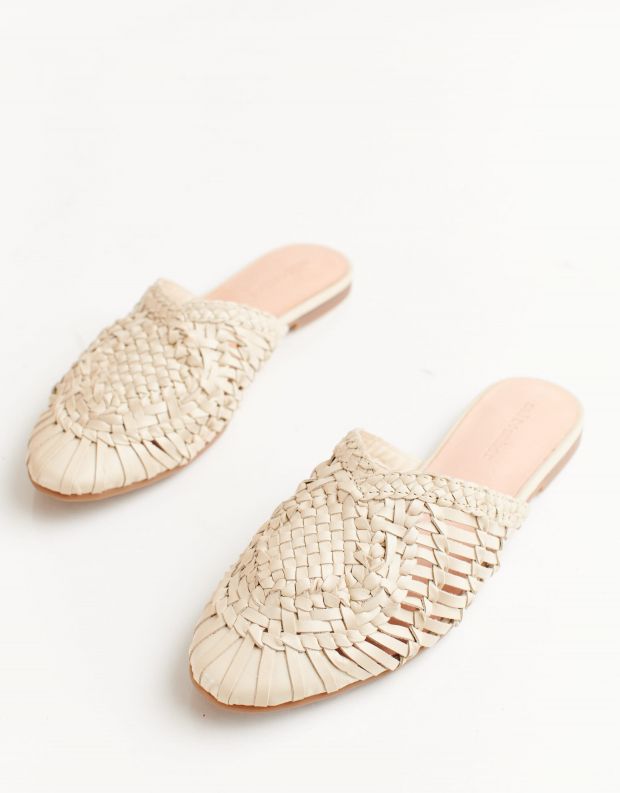נעלי נשים - Salt+Umber - כפכפי עור ARI - אופוויט