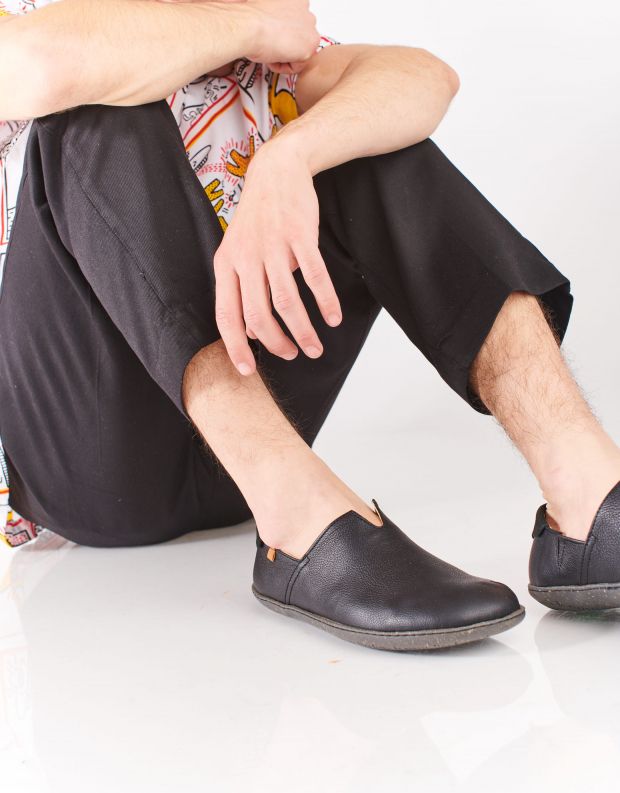 נעלי גברים - El Naturalista - נעלי עור EL VIAJERO - שחור