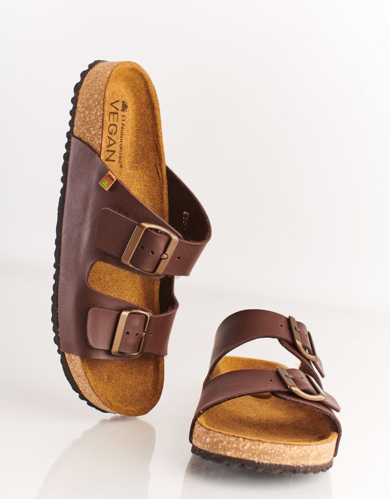 נעלי גברים - El Naturalista - כפכפי WARAJI VEGAN - חום3