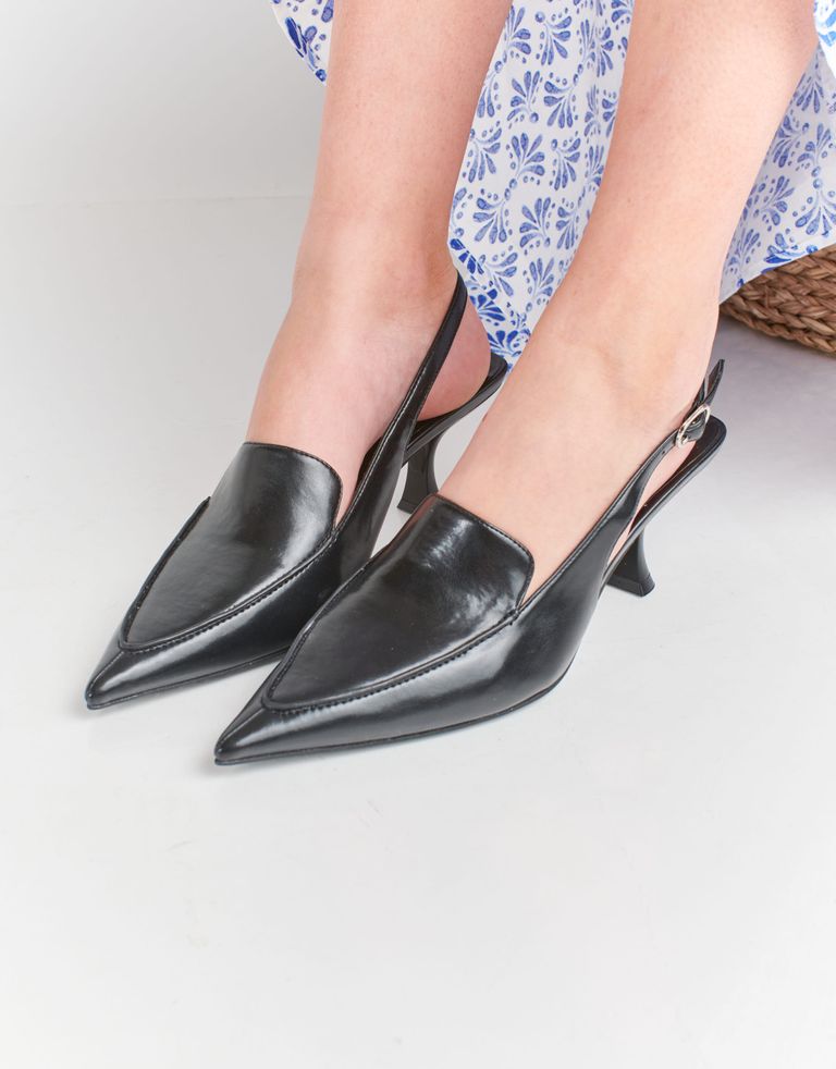 נעלי נשים - Jeffrey Campbell - סנדלי עקב ANABEL - שחור4