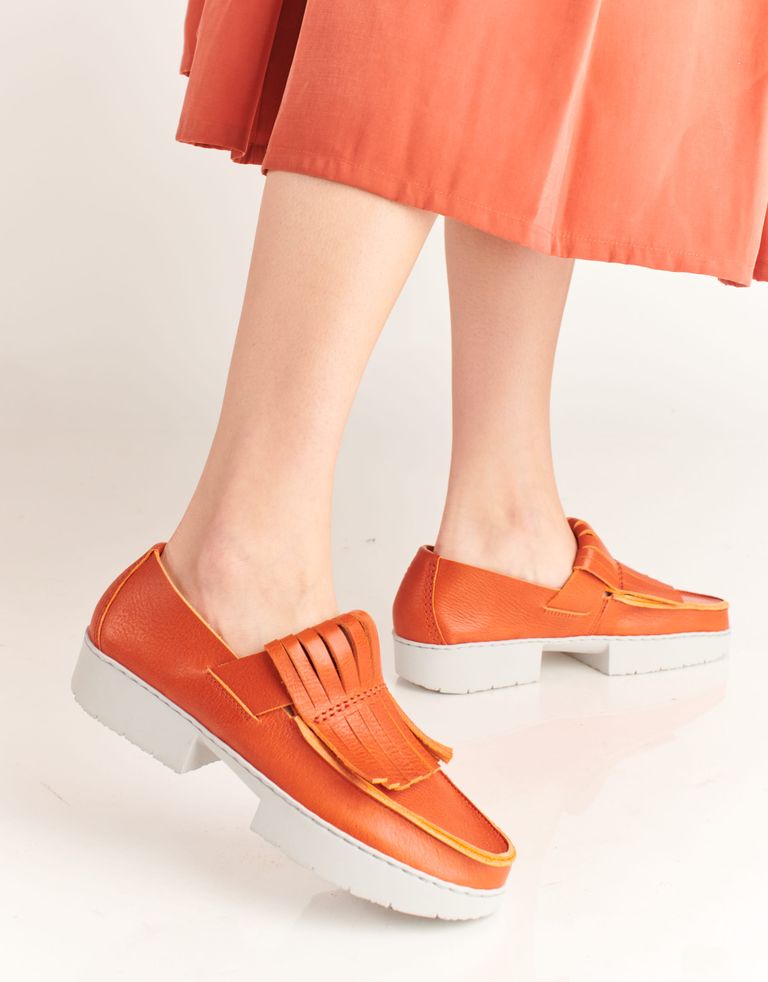 נעלי נשים - Trippen - מוקסינים TIGER - חמרה