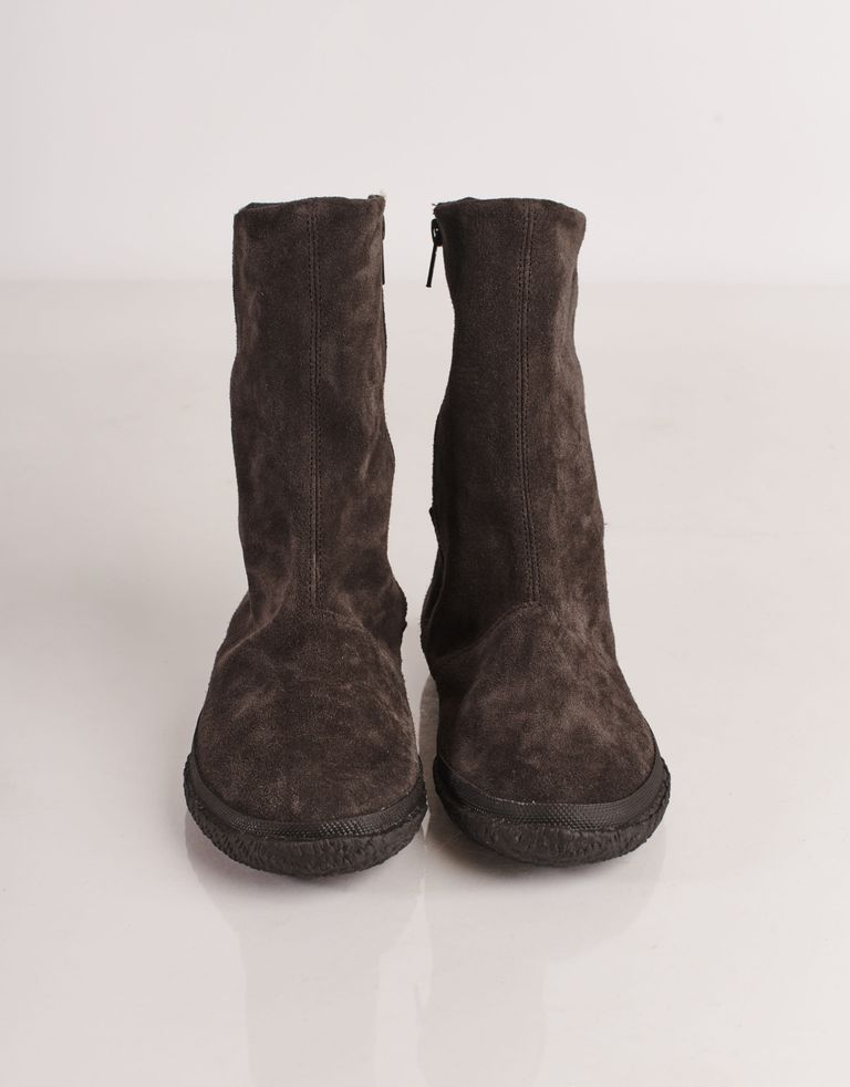 נעלי נשים - Aro - מגפיים מזמש WILLY - חום כהה3