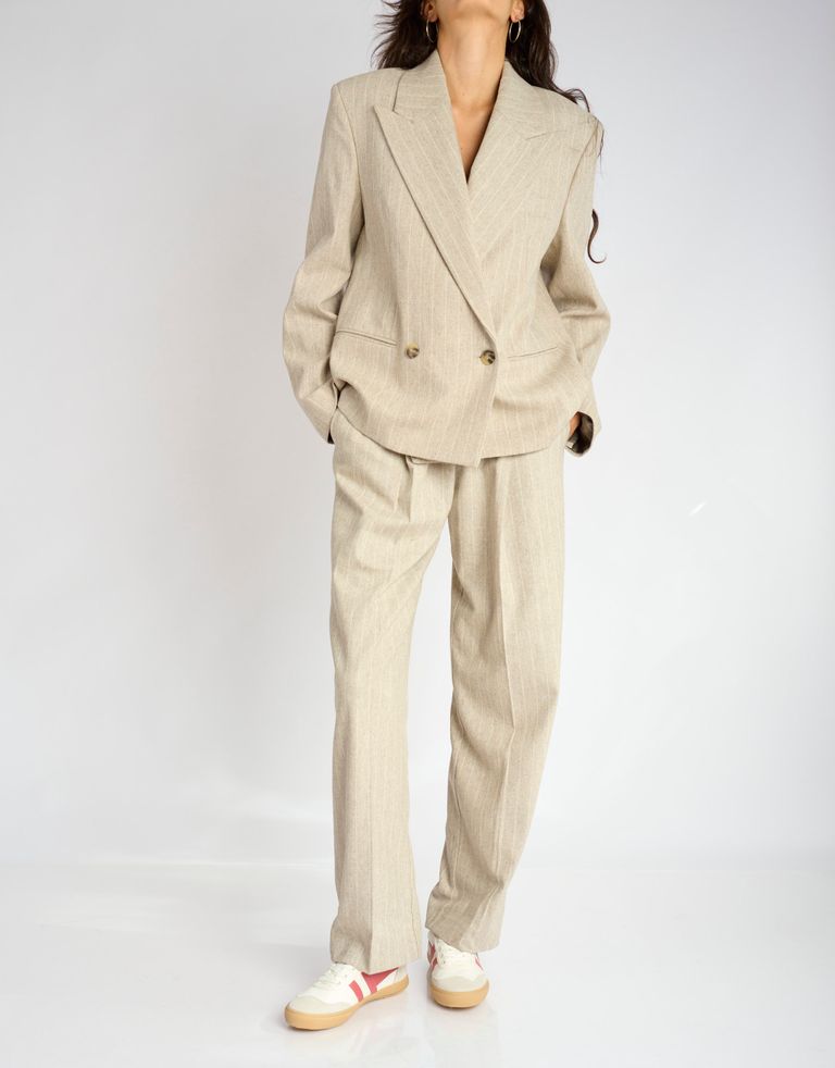 נעלי נשים - Gola - סניקרס BADMINTON GUM - לבן   ורוד3