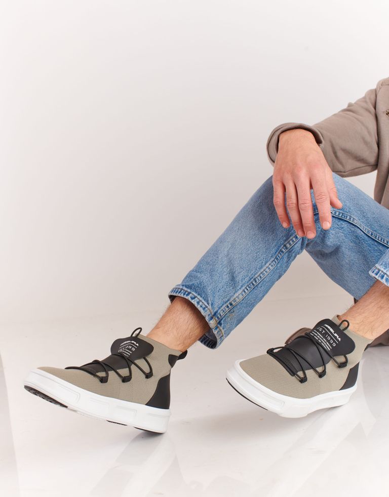 נעלי גברים - Fessura - סניקרס גבוהות REFLEX IO - אפור