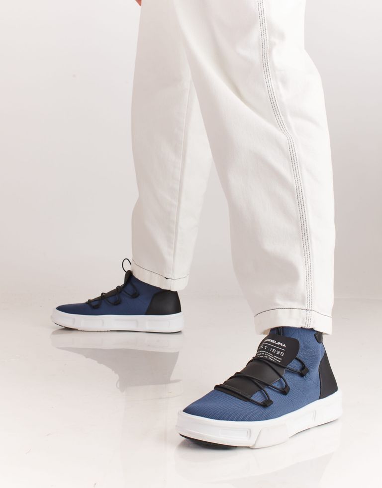 נעלי גברים - Fessura - סניקרס גבוהות REFLEX IO - כחול
