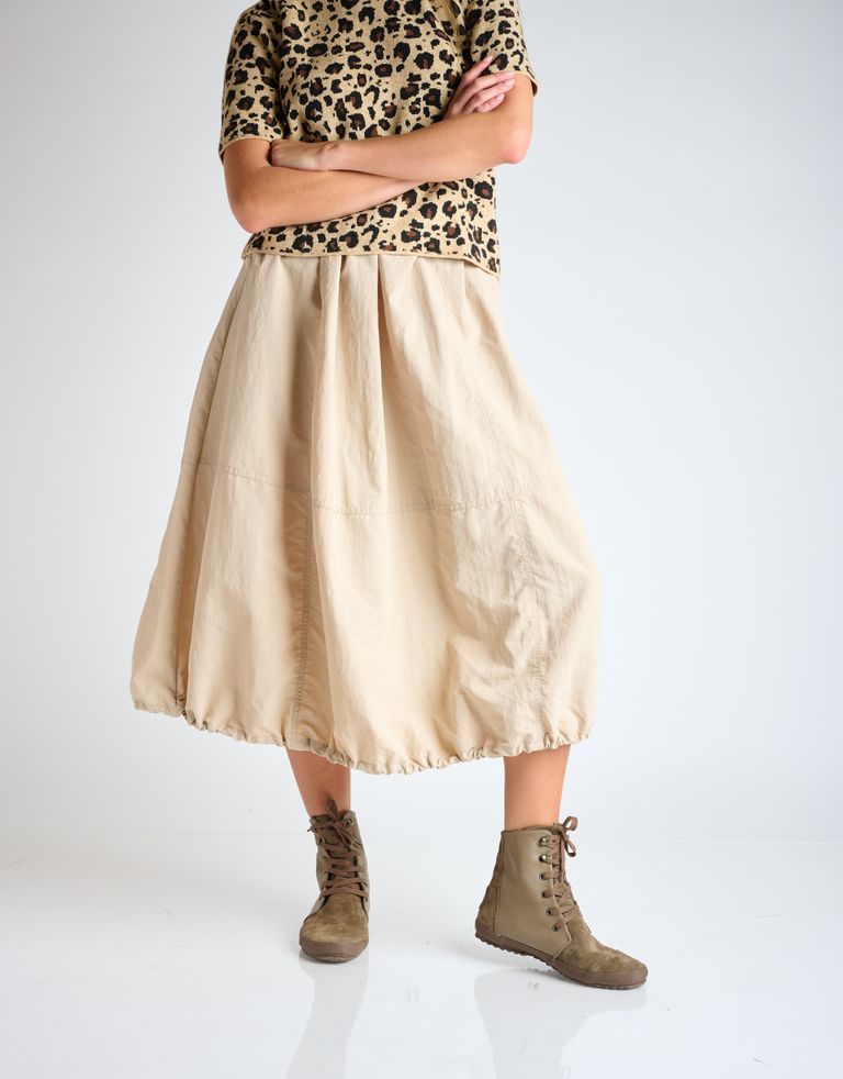 נעלי נשים - Aro - מגפונים עם שרוכים GUS - חום בהיר3