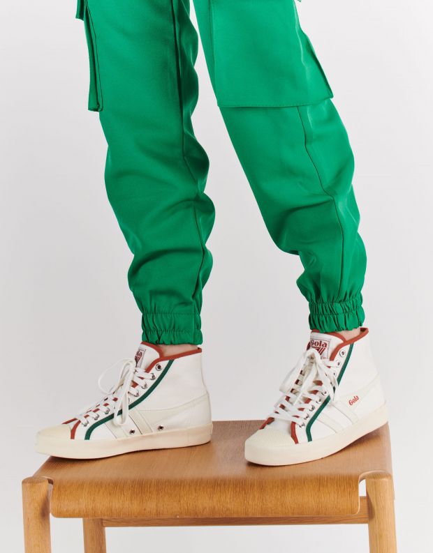 נעלי נשים - Gola - סניקרס COASTER SMASH HIGH - כתום   ירוק