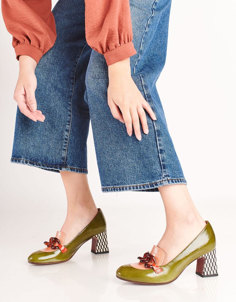 נעלי נשים - Chie Mihara - נעלי עקב ANATA - ירוק