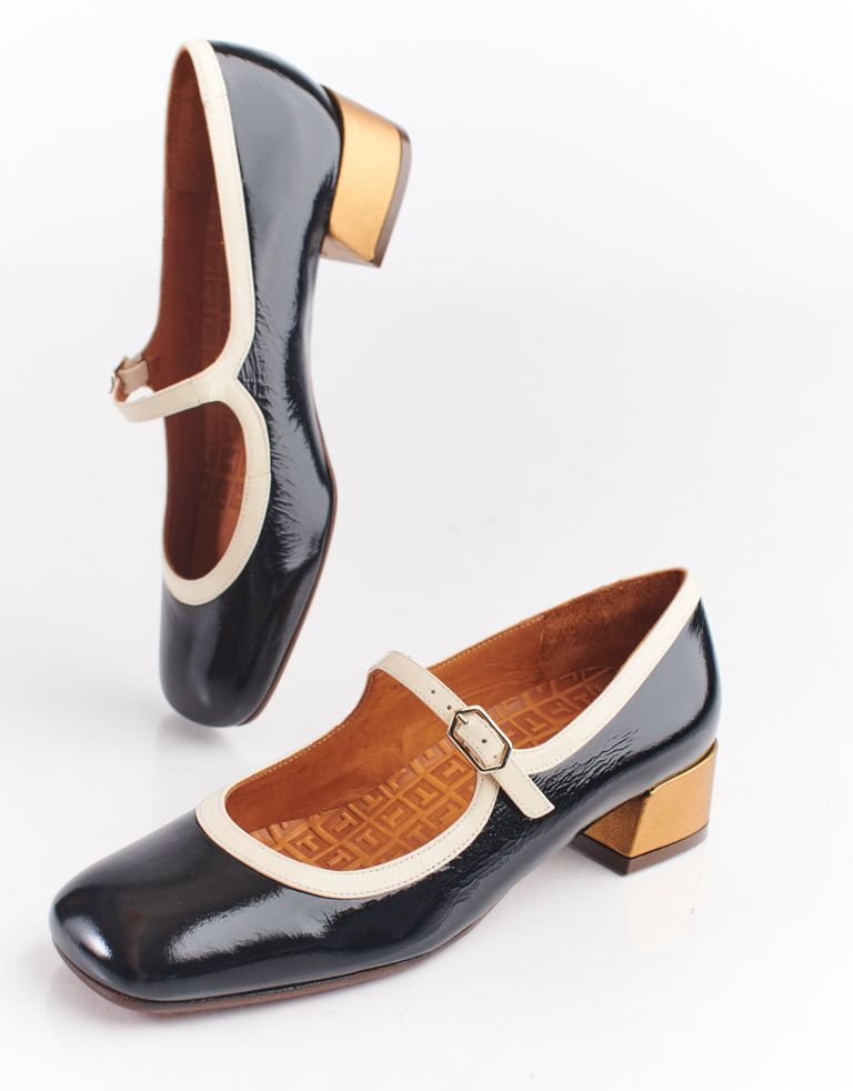 נעלי נשים - Chie Mihara - נעלי בובה IDAN - שחור