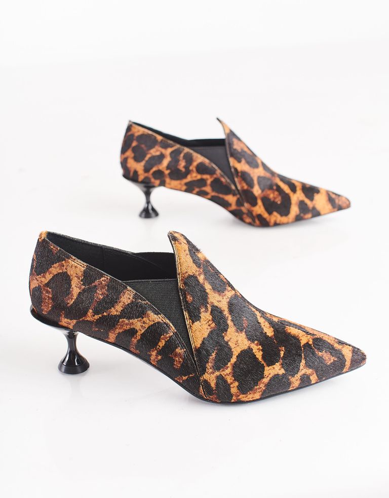 נעלי נשים - Jeffrey Campbell - נעלי עקב COUNT PRINT - שחור
