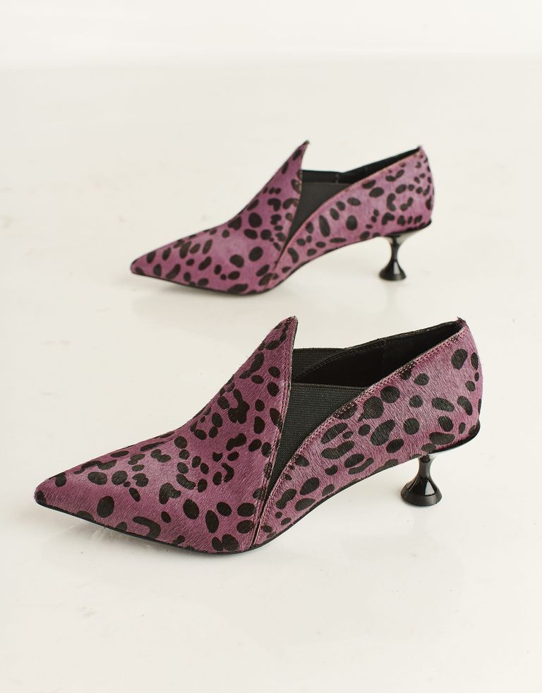 נעלי נשים - Jeffrey Campbell - נעלי עקב COUNT PRINT - סגול