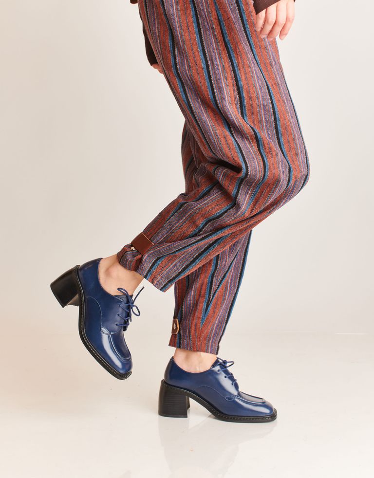 נעלי נשים - Jeffrey Campbell - נעלי עור עם עקב DEMITRI - כחול4