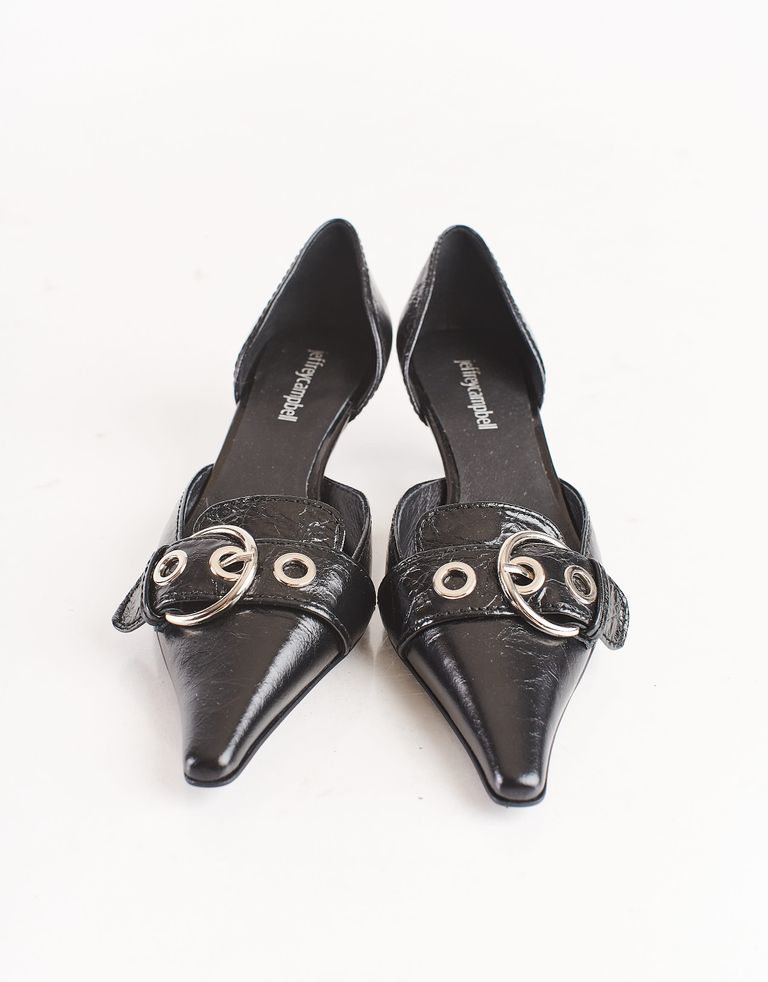 נעלי נשים - Jeffrey Campbell - נעלי סירה SMOOTH - שחור