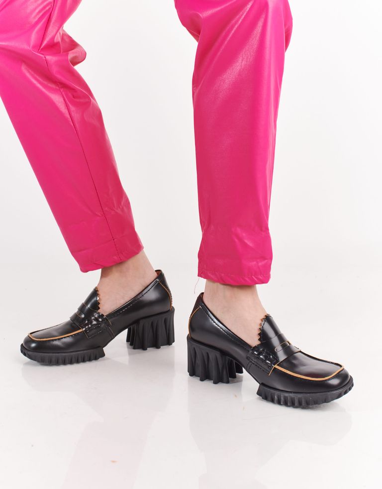נעלי נשים - 4CCCCEES - נעלי מוקסין BLOFFO PENNY - שחור