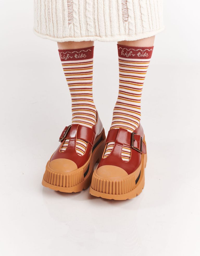 נעלי נשים - 4CCCCEES - נעלי בובה ESKER TIBA - חמרה