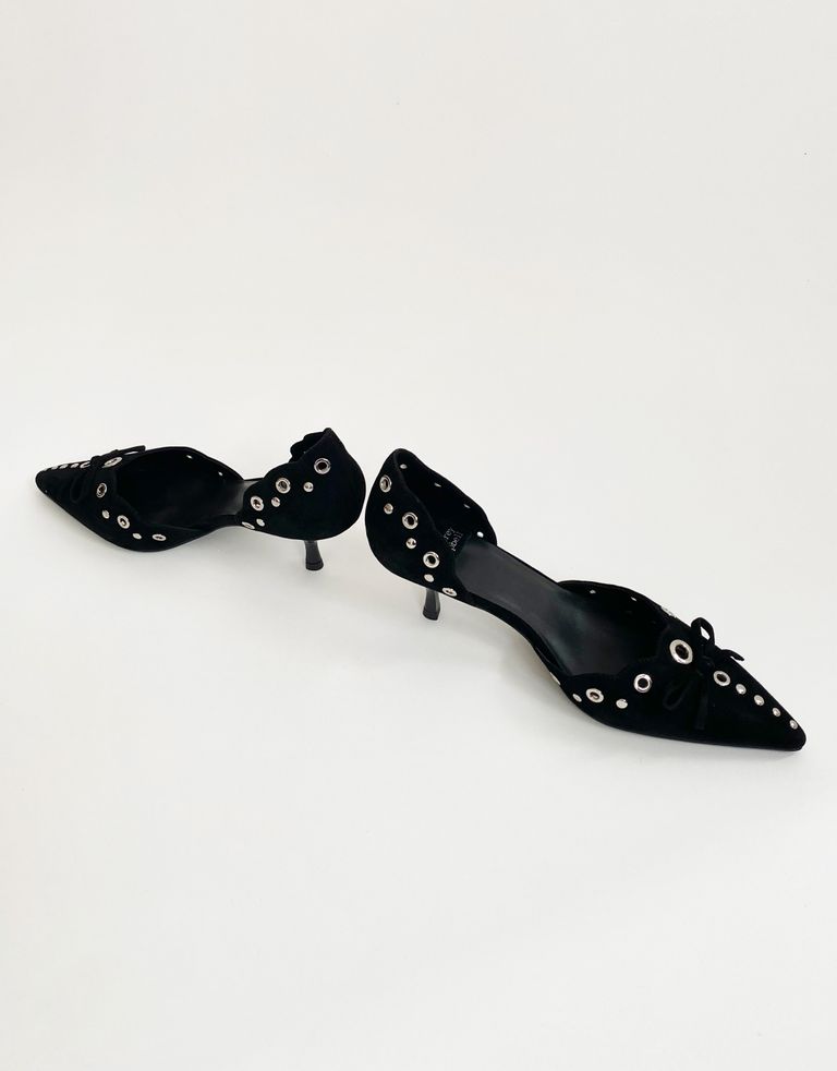 נעלי נשים - Jeffrey Campbell - נעלי סירה GRATIFIED - שחור