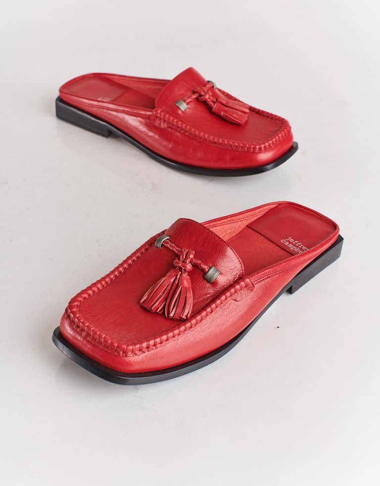 נעלי נשים - Jeffrey Campbell - כפכפים סגורים CLANDIES - אדום
