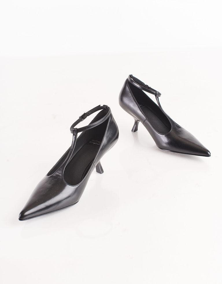 נעלי נשים - Jeffrey Campbell - נעלי סירה INVENT - שחור