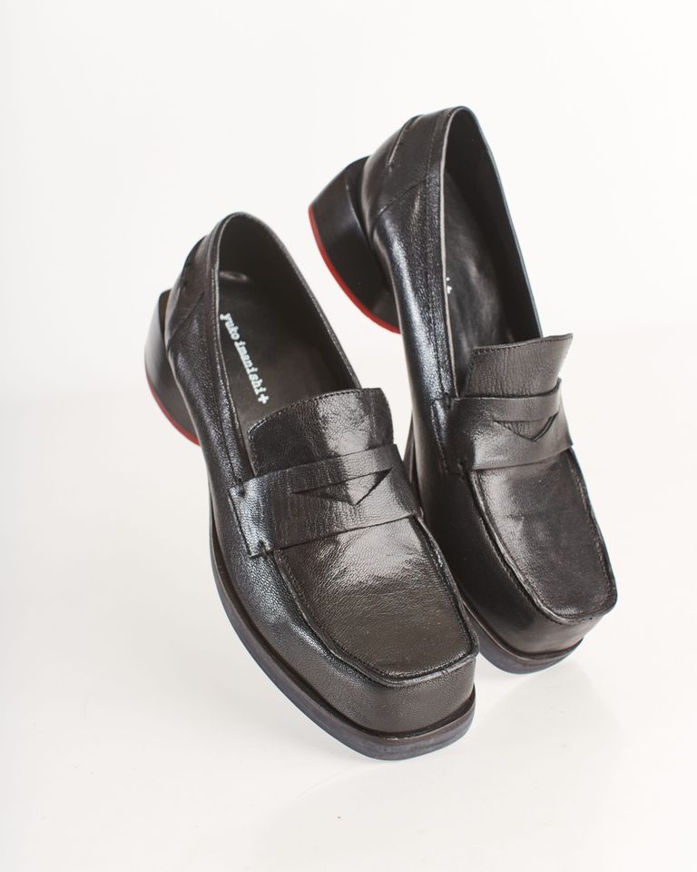 נעלי נשים - Yuko Imanishi - נעלי מוקסין LEN - שחור